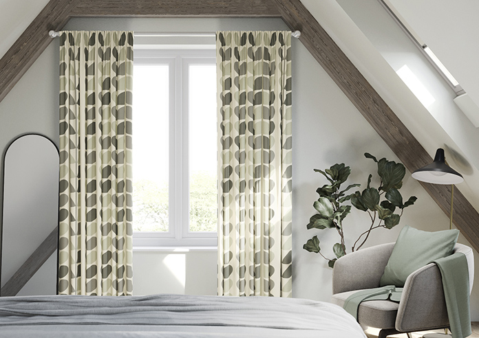 Orla Kiely Multi Stem, Warm Grey - Made to Measure Curtains - Image 3